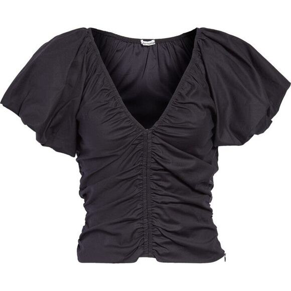 Reformation Sonny Top - 0 - Black - Picture 1 of 8